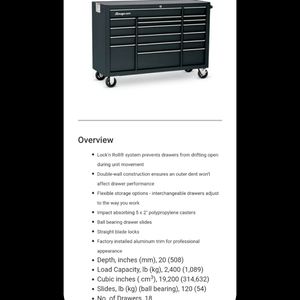 Brand new snapon cart